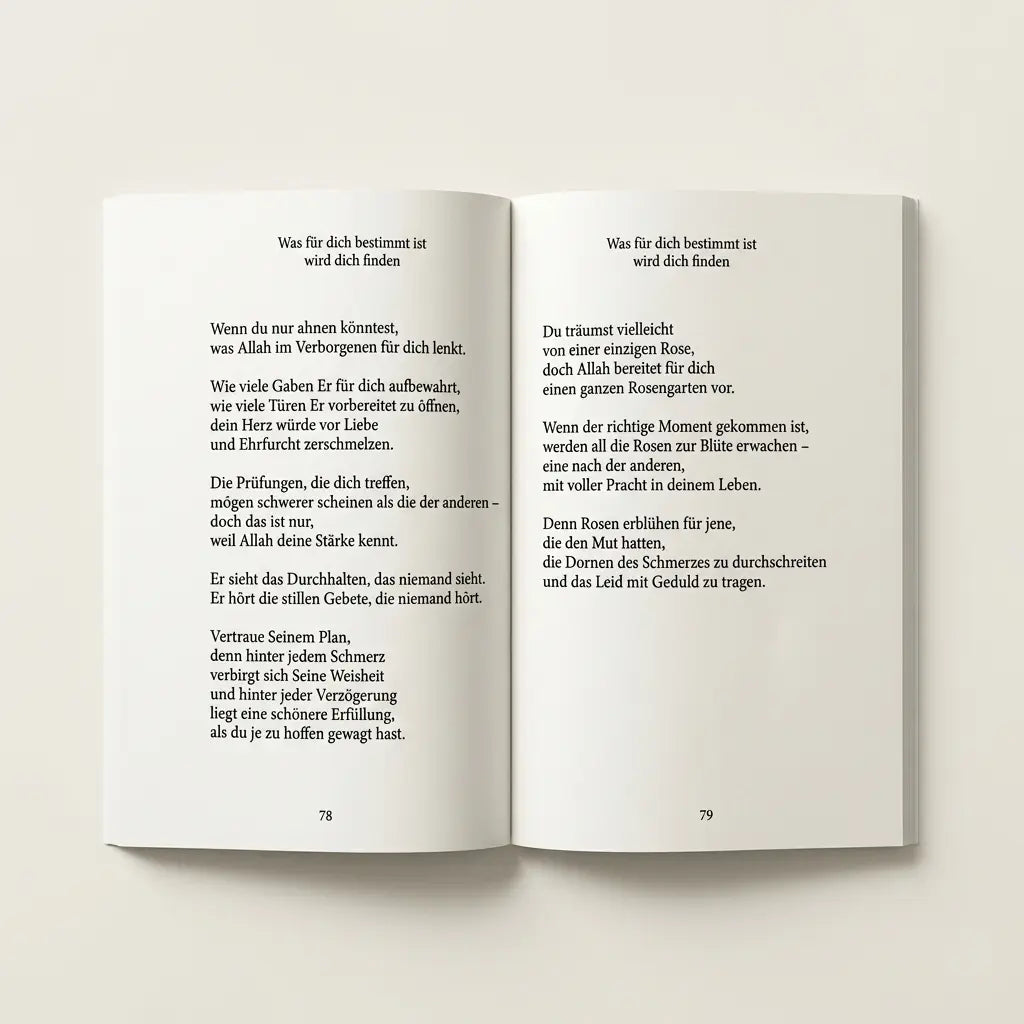 Was für dich bestimmt ist wird dich finden: Eine Sammlung aus Zitaten und Poesie