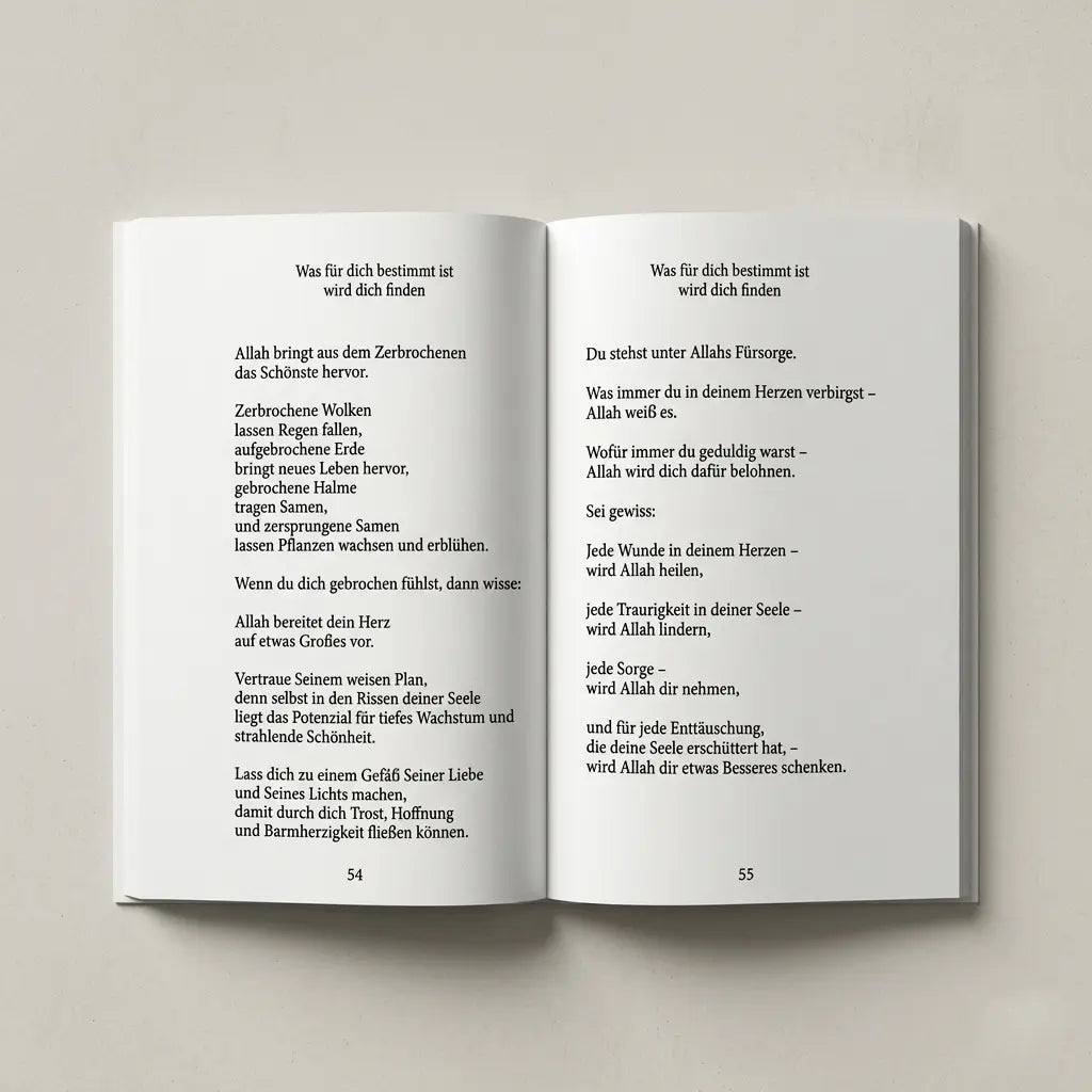 Was für dich bestimmt ist wird dich finden: Eine Sammlung aus Zitaten und Poesie